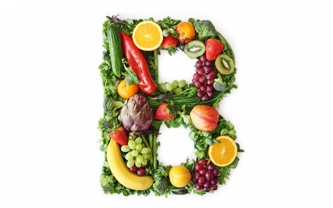 B-Vitamine in Lebensmitteln für lumbale Osteochondrose